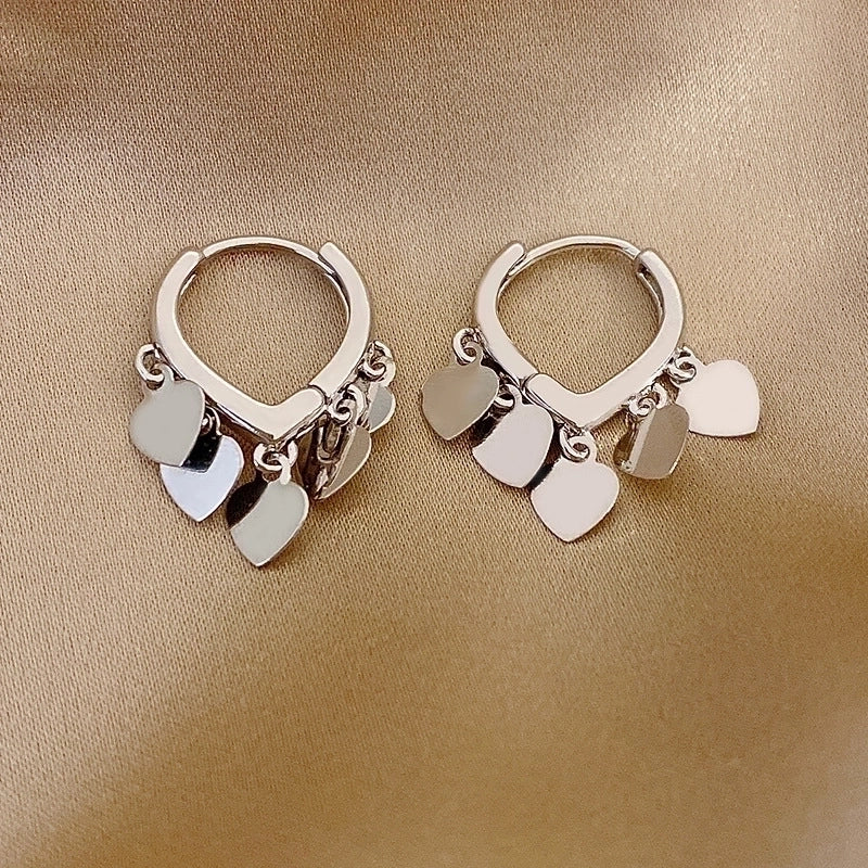1 Pair Retro Square Flower Twist Inlay Copper Artificial Pearls Opal Zircon Copper Earrings