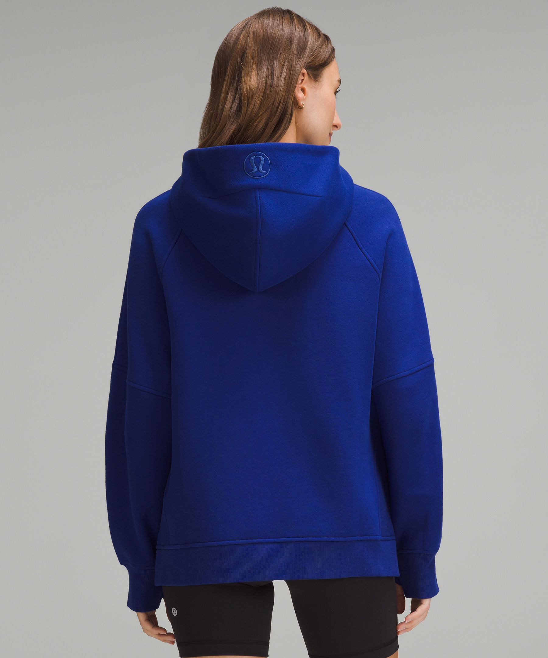 Scuba Oversized Side-Slit Hoodie