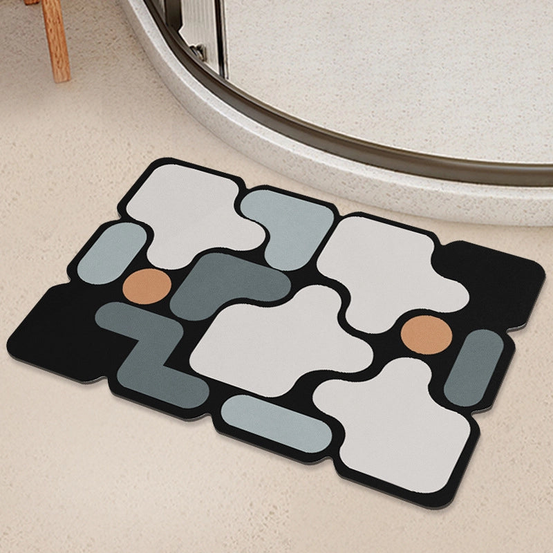 Cute Geometric Diatom Ooze Carpet Bathing