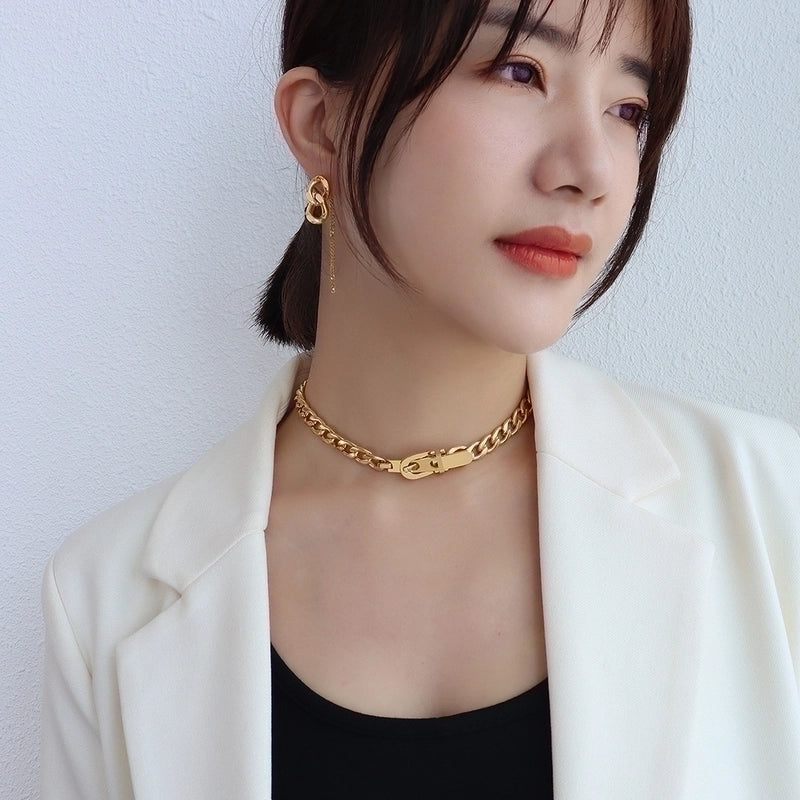 Fashion 304 Stainless Steel 18K Gold Plated No Inlaid In Bulk