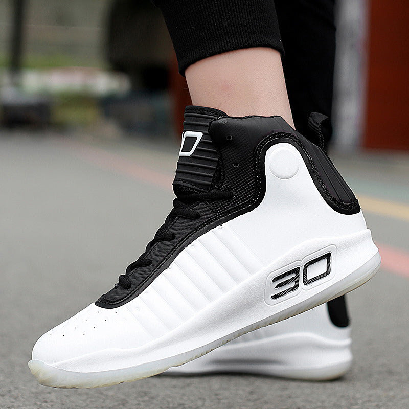 Men's Microfiber High-Top Sports Shoes (In Stock)