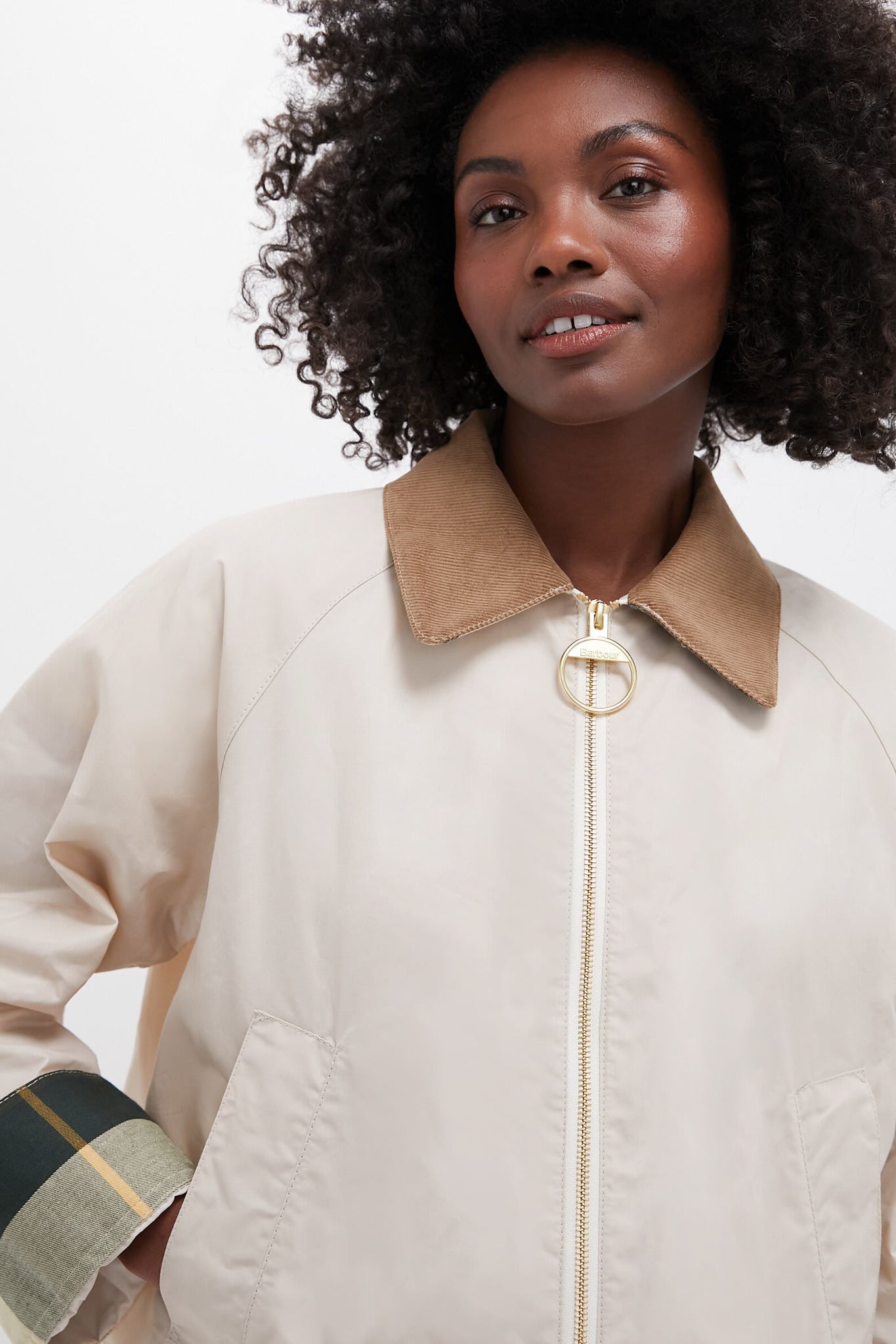 Oatmeal Catlin Showerproof Jacket