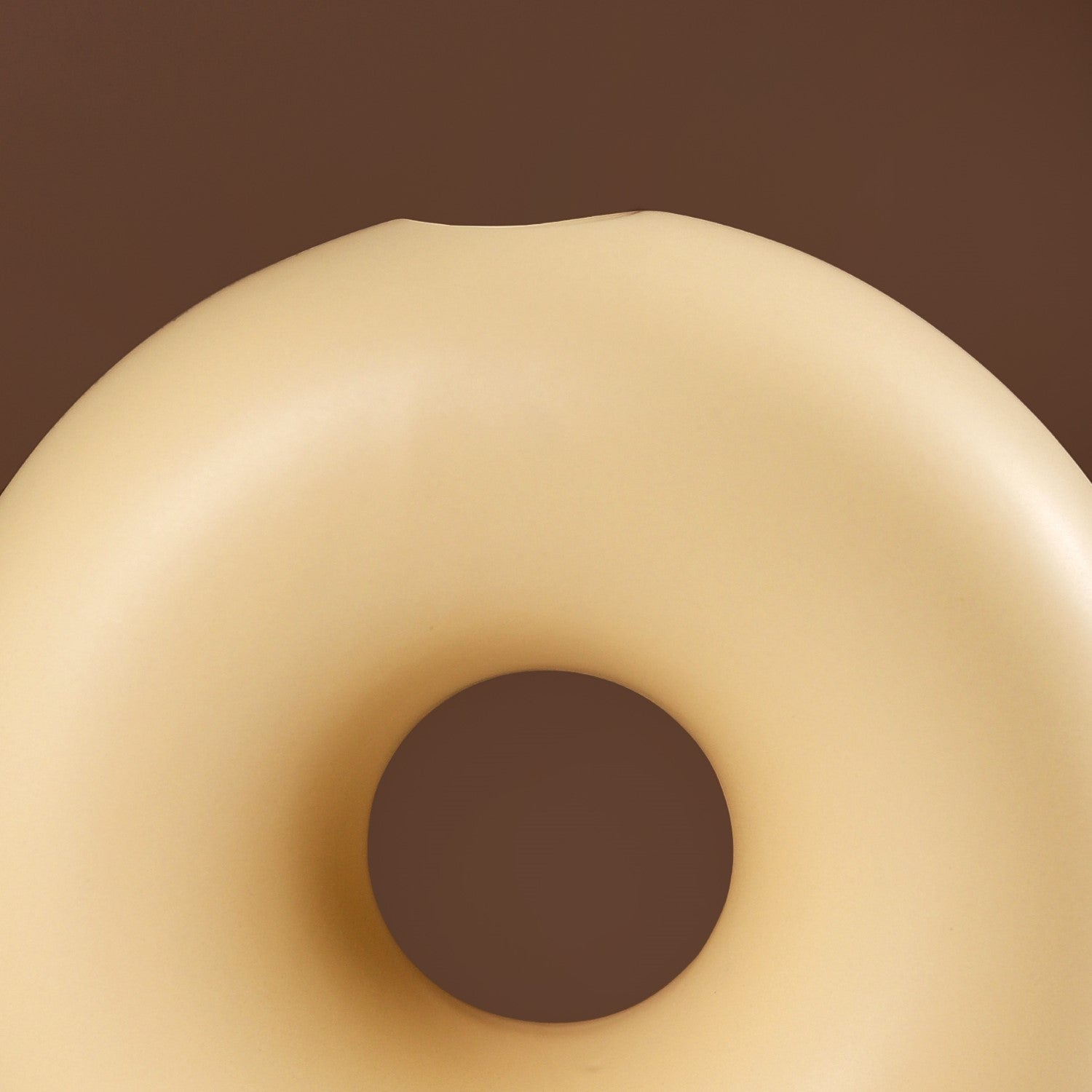 Donut Vase Pastel Yellow