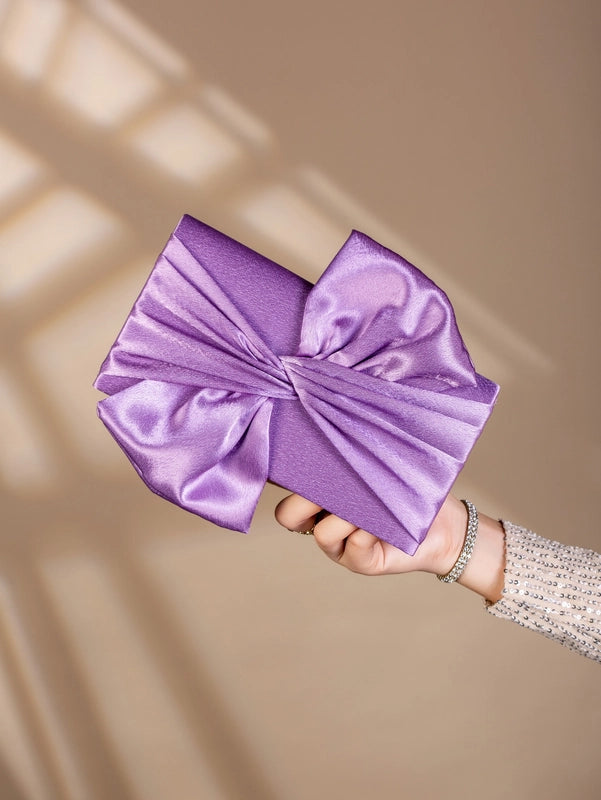 Champagne Red Silver Polyester Solid Color Evening Bags