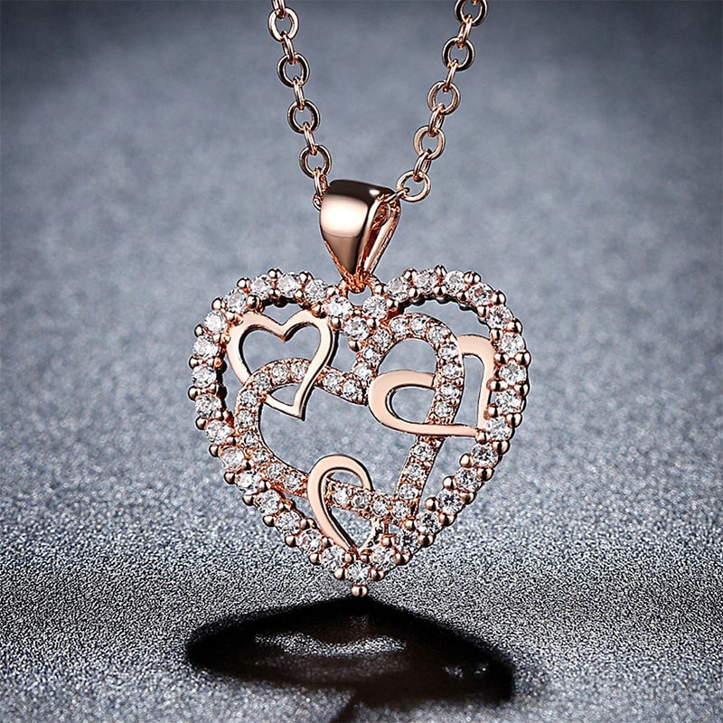 🔥Interlocking Hearts Necklace