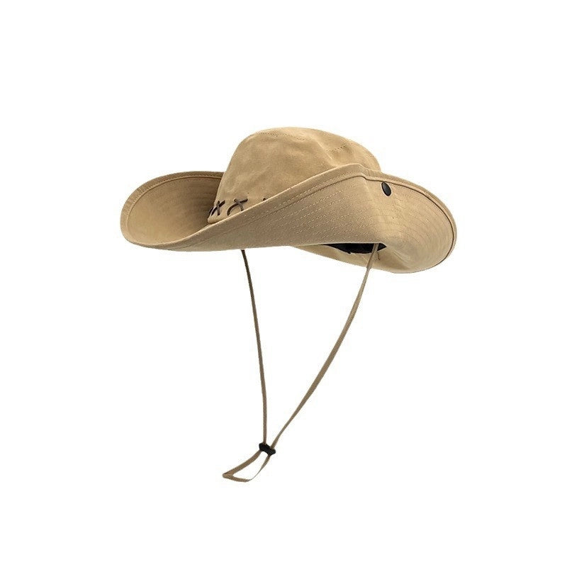 Unisex Basic Cowboy Style Modern Style Geometric Solid Color Big Eaves Bucket Hat