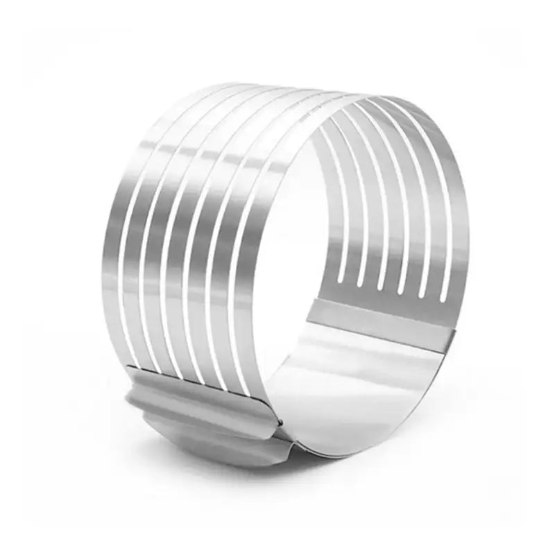 Adjustable Cake Slicer Ring . Layered Cake Cutting Ring