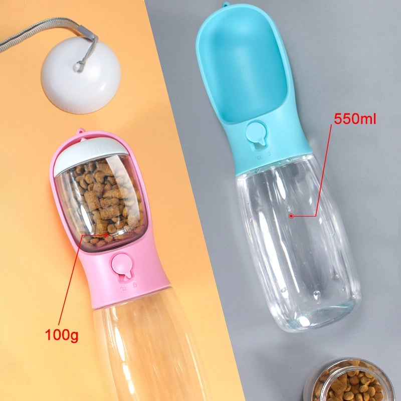 Dog Food Utensils Stainless Steel Food Bowl Non-slip Silicone Base Easy-grip Handle For Dogs