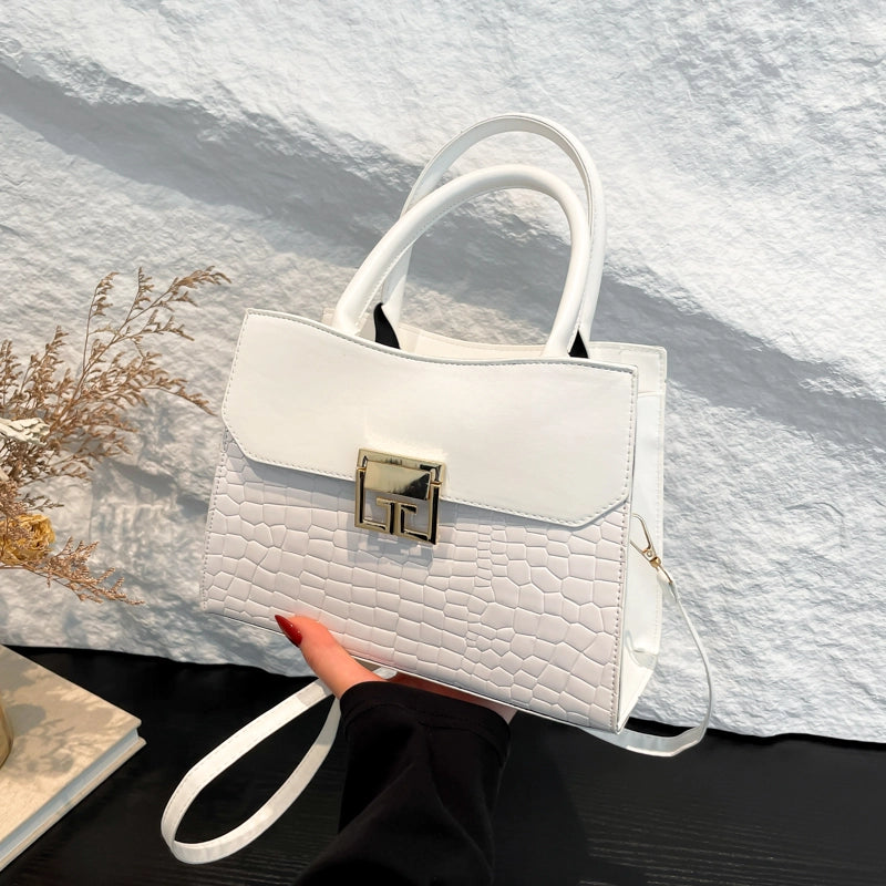 Soft Leather Mother Bag Western Style Messenger Bag Elegant Handbag Retro Shoulder Bag For Middle-Aged People