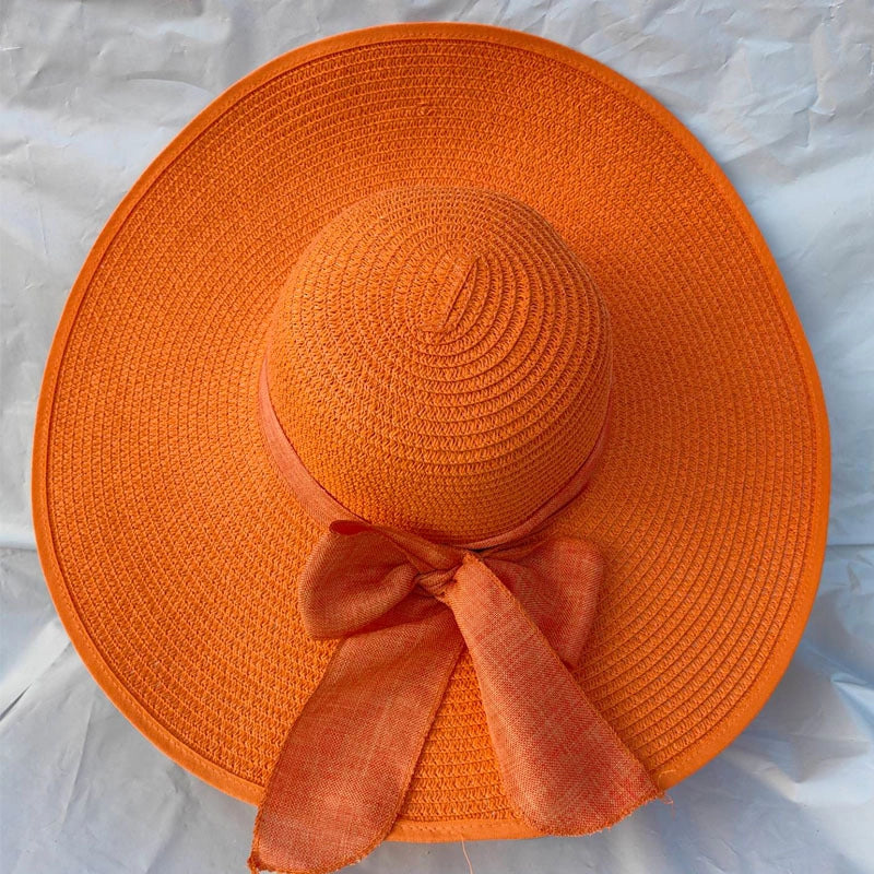 Women's Lady Vacation Bow Knot Big Eaves Sun Hat