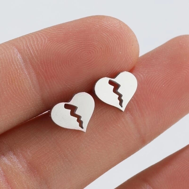 Fashion Geometric Plating 201 Stainless Steel No Inlaid 18K Gold Plated Ear Studs