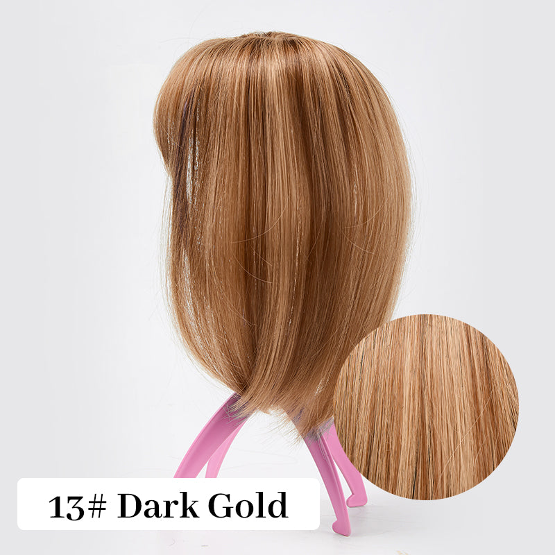 50% Christmas Discount🎅Natural Hair Toppers with Bangs for Women🛒
