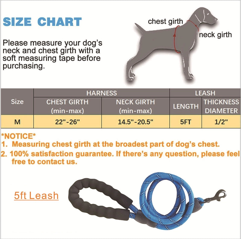 New Dog Leash Vest Chest Strap Reflective Breathable Cat Leash Dog Leash Cat Leash
