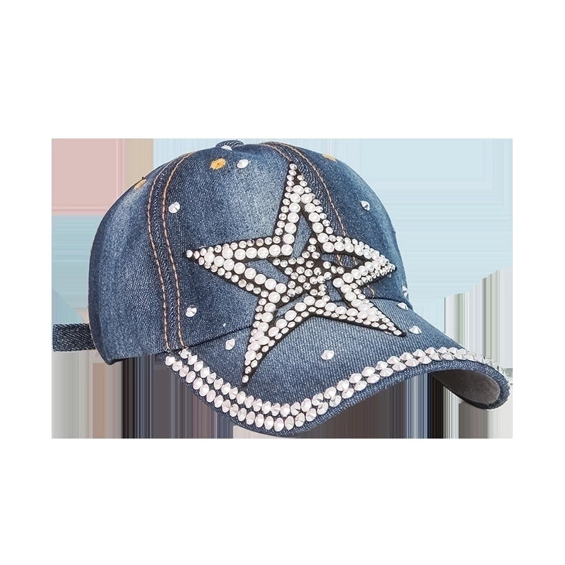 Fashion Five-pointed Star Sunshade Sunscreen Wide Brim Cap