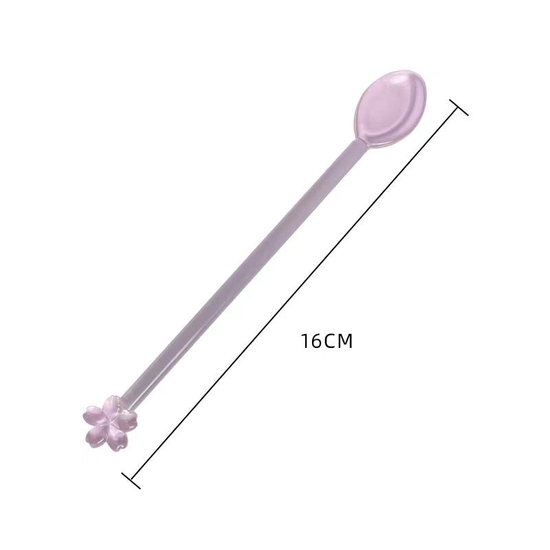 Minimalist Transparent Glass Spoon