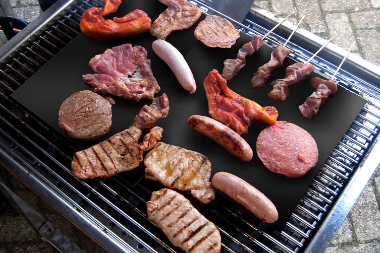 BBQ Grill Mat Set of 3-100% Non-Stick