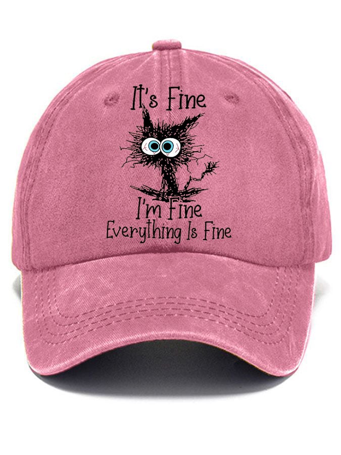 Funny Black Cat Hat