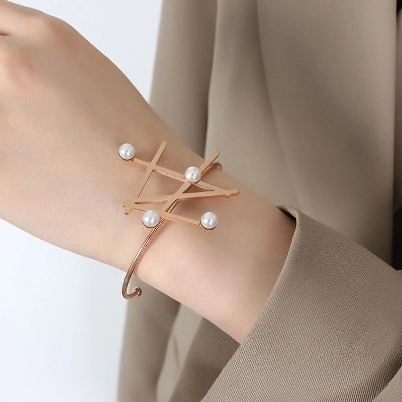 Fashion 304 Stainless Steel 18K Gold Plated No Inlaid In Bulk