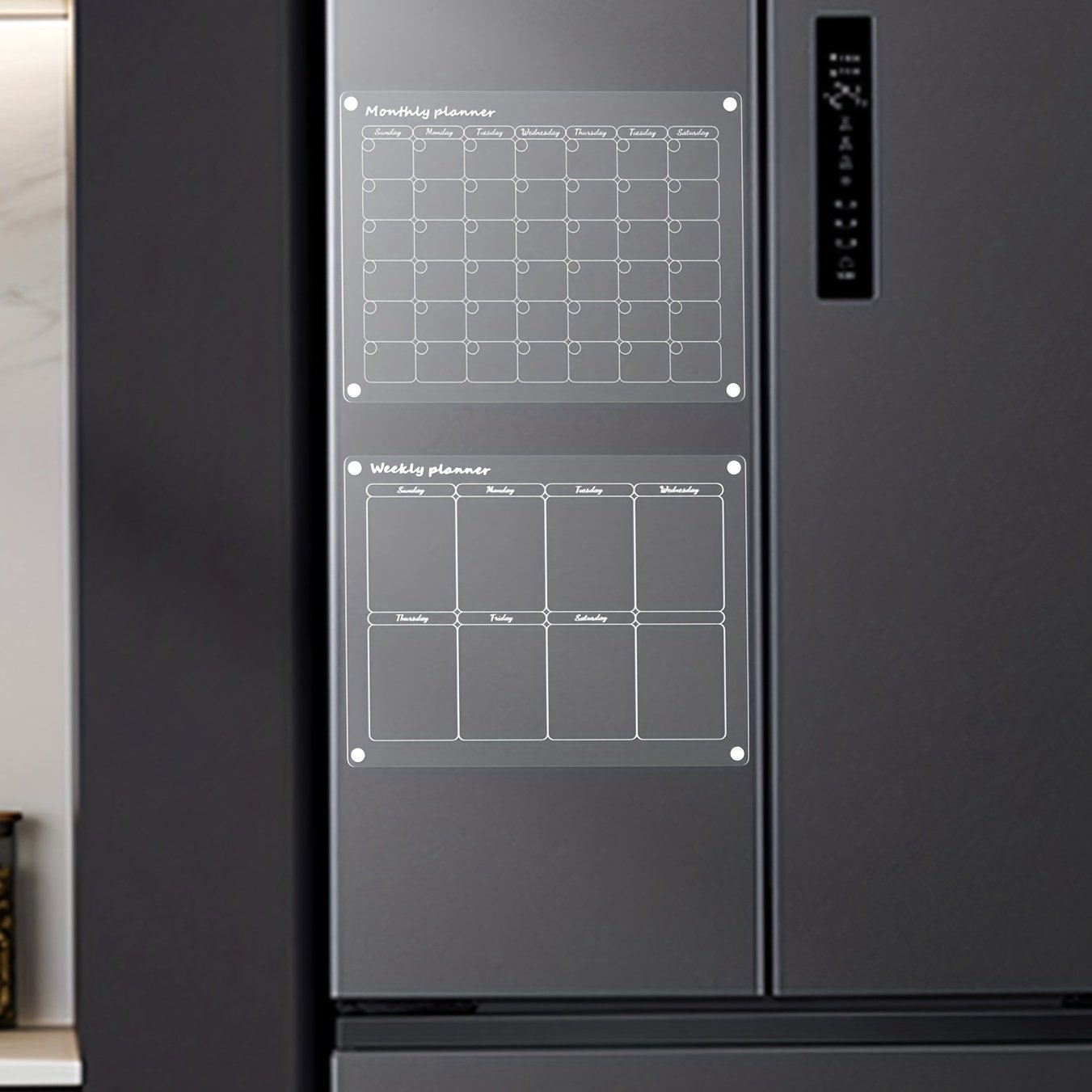 📆Magnetic Schedule Planner For Fridge | Permanently reusable