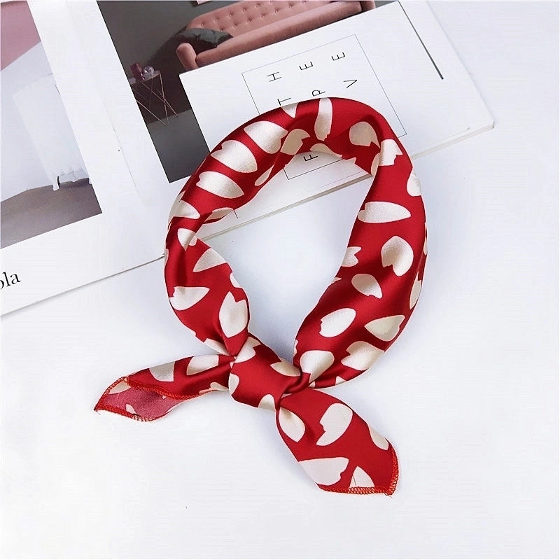 New Spring And Autumn Summer Small Silk Scarf Small Square Towel Women's Professional Variety Decorative Printed Scarf Scarf