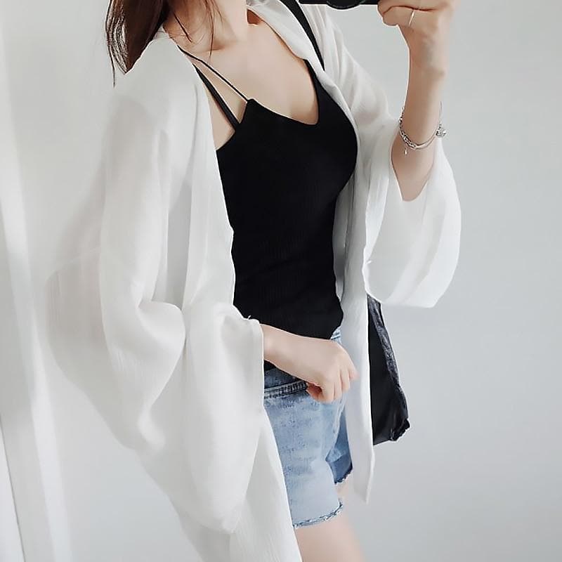 Light Blouse With Wide Sleeves