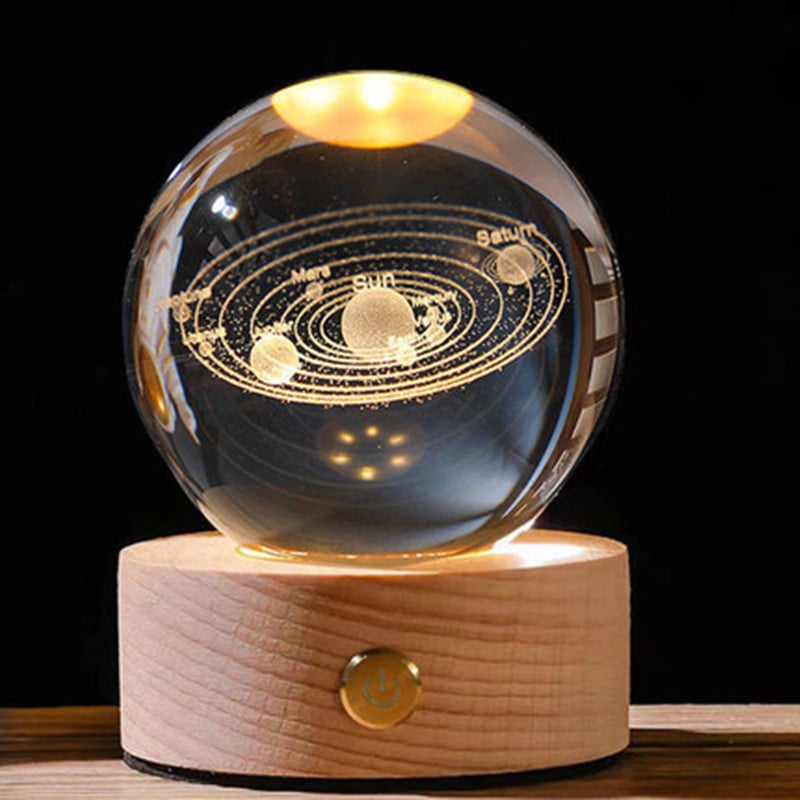 Hot Sale - 3D Planet Crystal Ball-Free Shipping