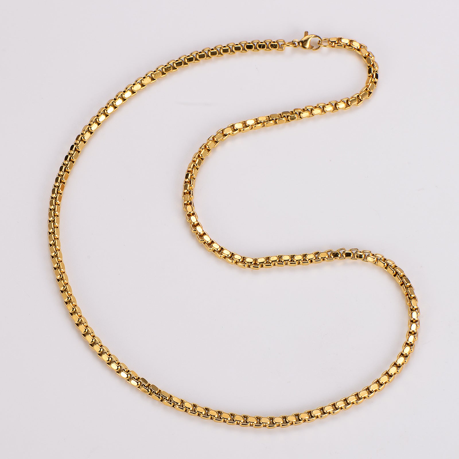 Aml Simple Street Personality Square Pearl Chain Batch Corner Trend Fashion Handmade Chain