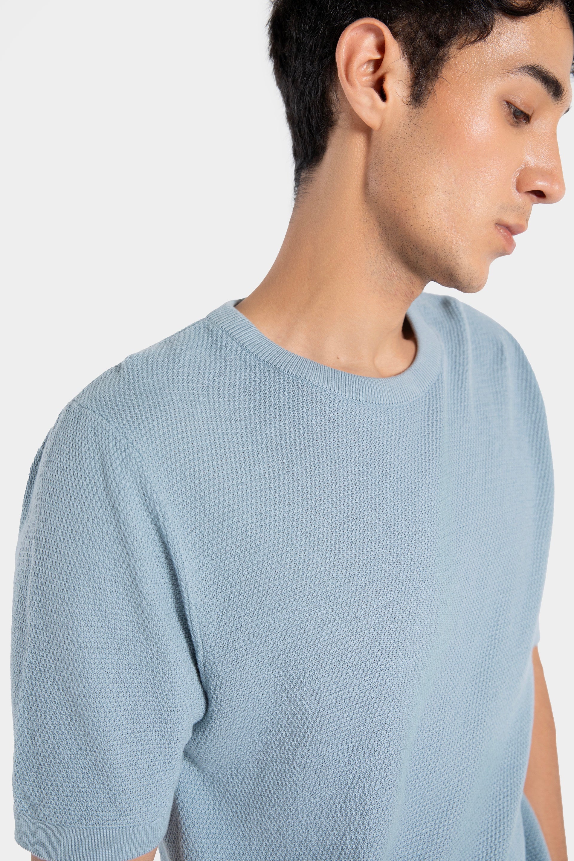 Textured T-shirt