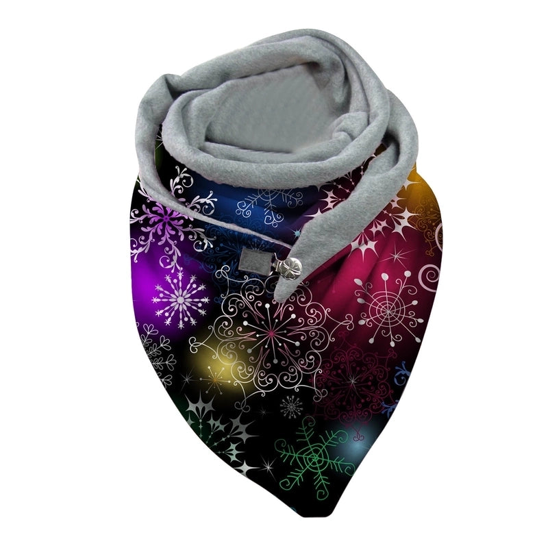 Unisex Cute Ditsy Floral Winter Scarves