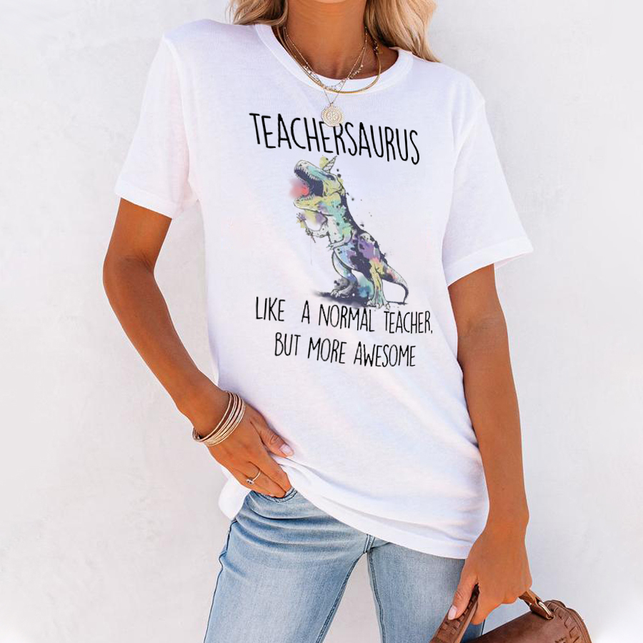 Teachersaurus More Awesome T-Shirt