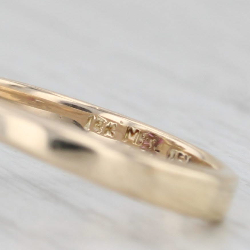 2.16ctw Ruby Diamond Cluster Cocktail Ring 14k Yellow Gold Size 5.75
