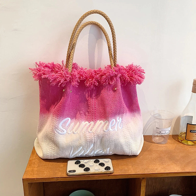 Women's Medium All Seasons Canvas Streetwear Tote Bag