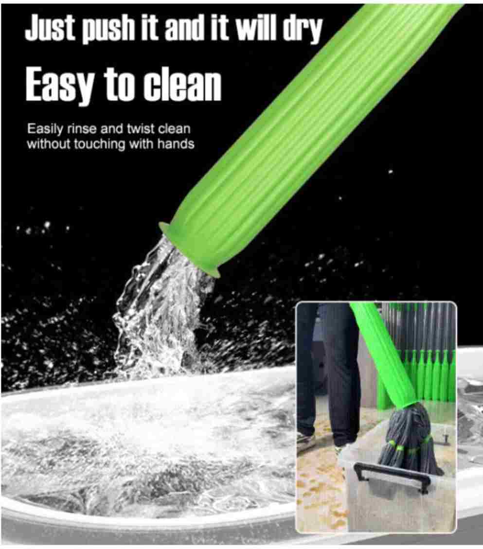 2-in-1 Self-Wringing Microfiber Floor Mop