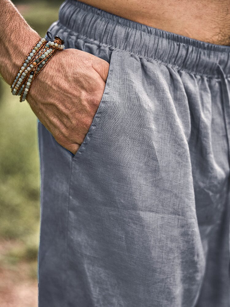 Eco-friendly 100% Linen Shorts