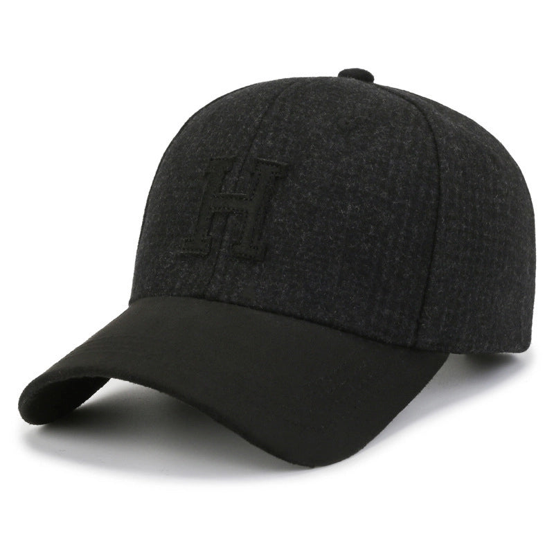 Women's Basic Minimalist Letter Embroidery Curved Eaves Baseball Cap