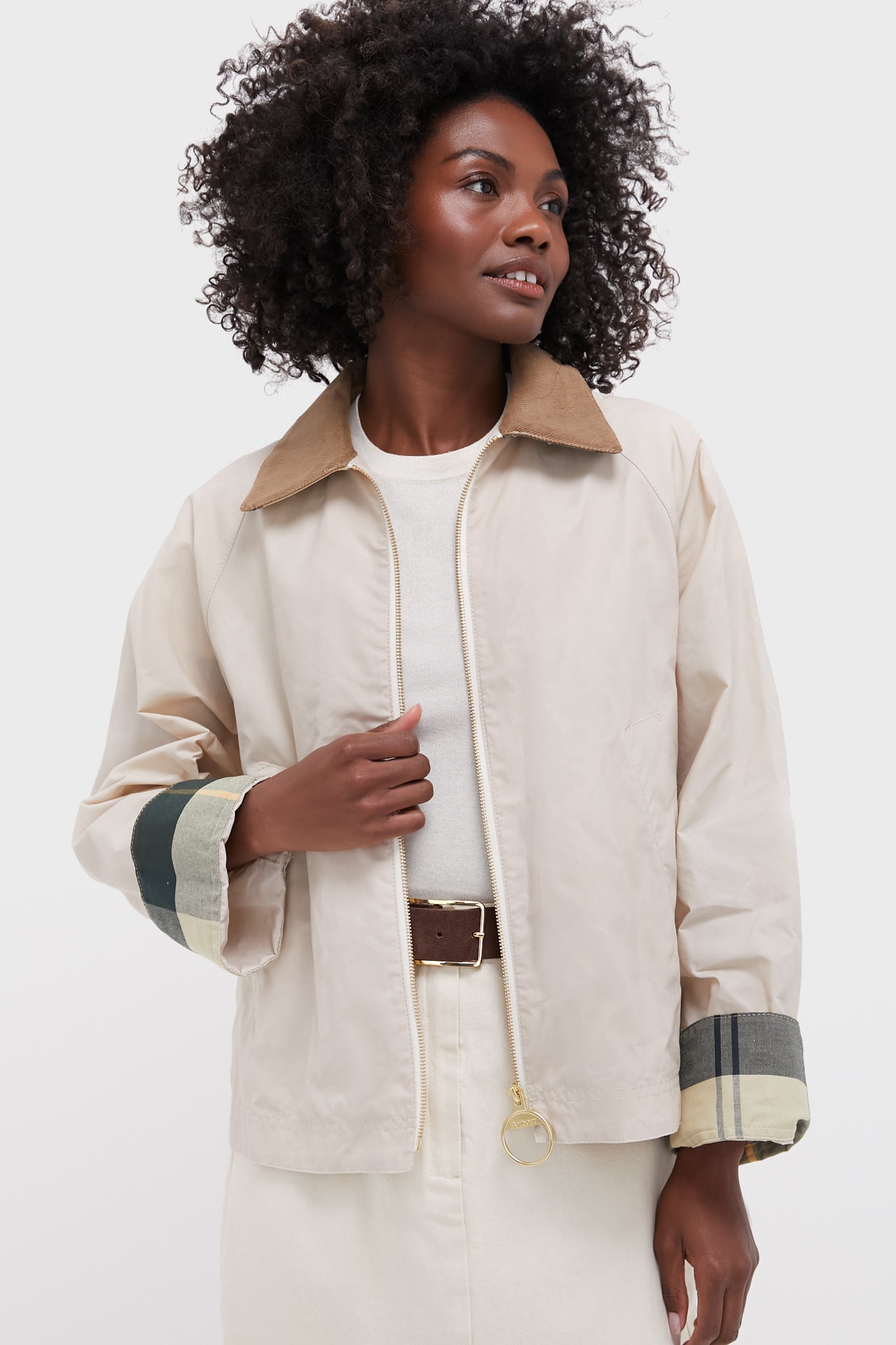 Oatmeal Catlin Showerproof Jacket