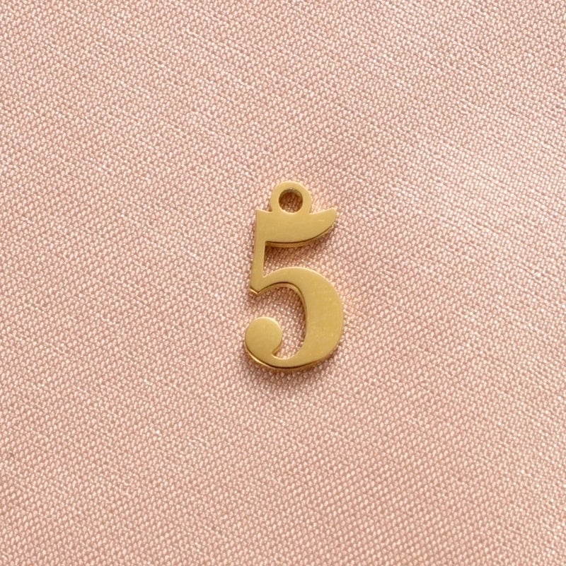 Stainless Steel 18K Gold Plated Minimalist Plating Number None