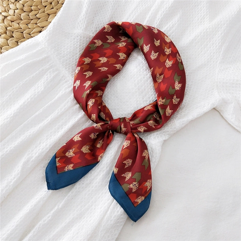 Simple Retro Square Scarf