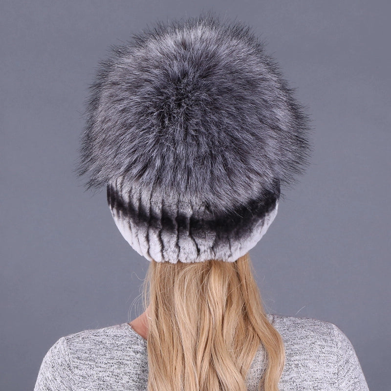 Women's Basic Solid Color Eaveless Wool Cap