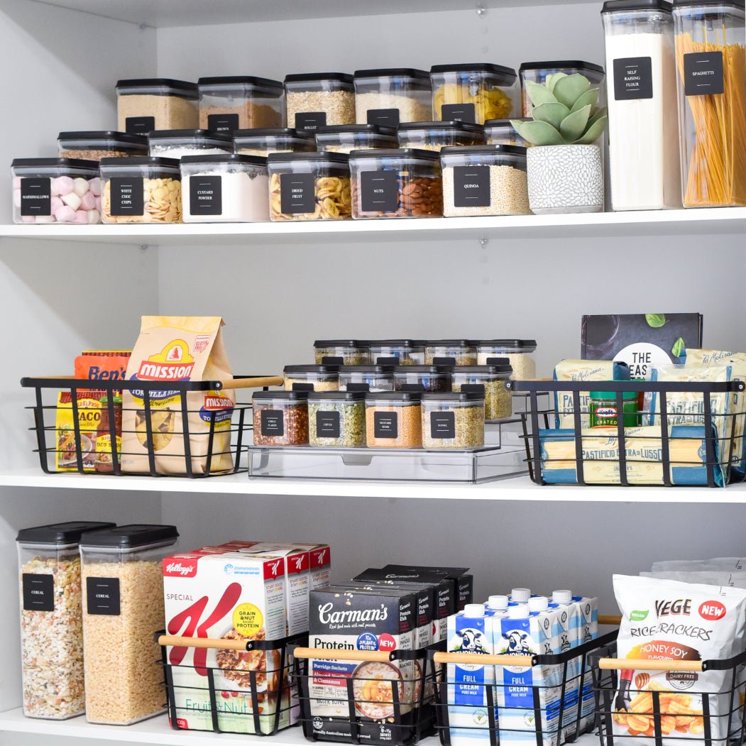 Metal Storage Basket - Black