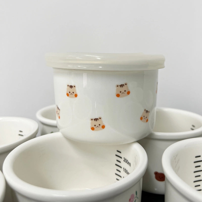 Ceramic Insulation Preservation Silicone Cover With Scale Tableware