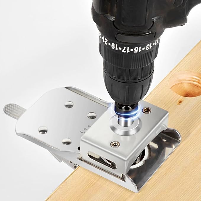 Adjustable Hinge Hole Jig