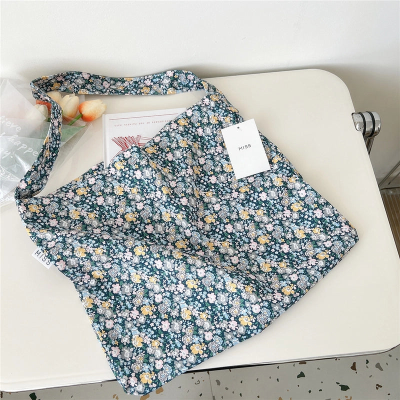 Women's Medium Polyester Flower Leopard Sexy Pillow Shape Open Underarm Bag