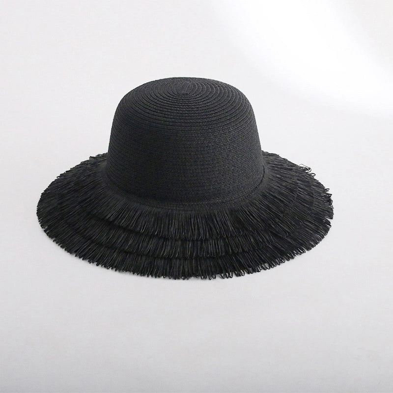 Women's Vacation Solid Color Big Eaves Sun Hat