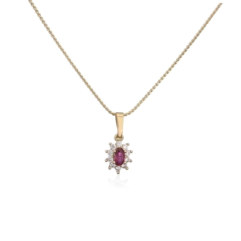 Sweet Geometric Copper Plating Zircon Women's Earrings Necklace 1 Pair