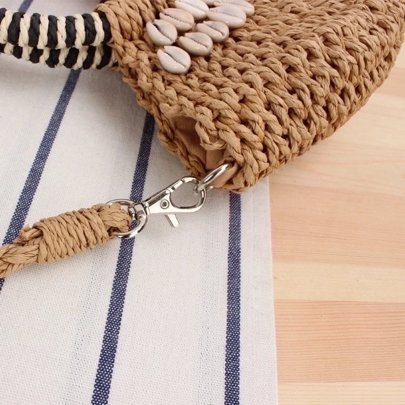 Women's Medium Spring&summer Straw Vacation Straw Bag