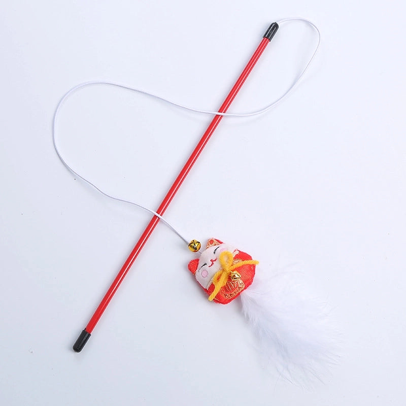 Pet Supplies Cat Toys New Year's Prosperous Series Funny Cat Stick