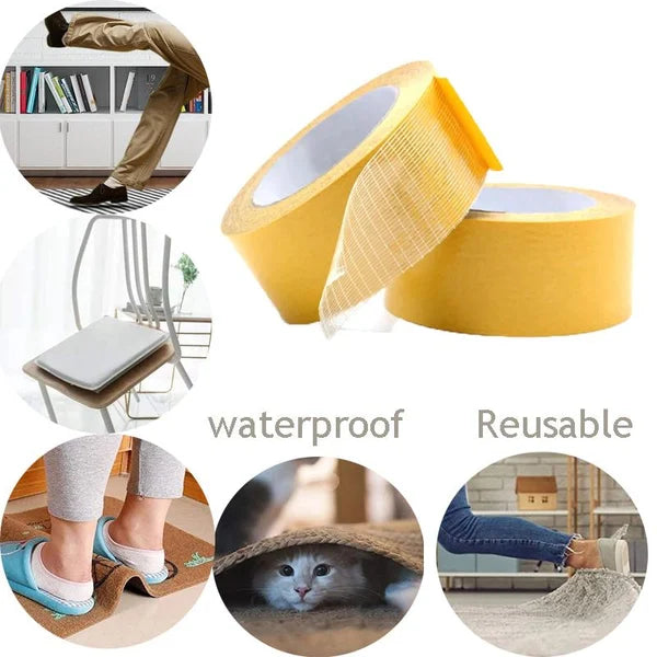 🔥Hot Sale-50% Off🔥Strong Adhesive Double-sided Gauze Fiber Mesh Tape
