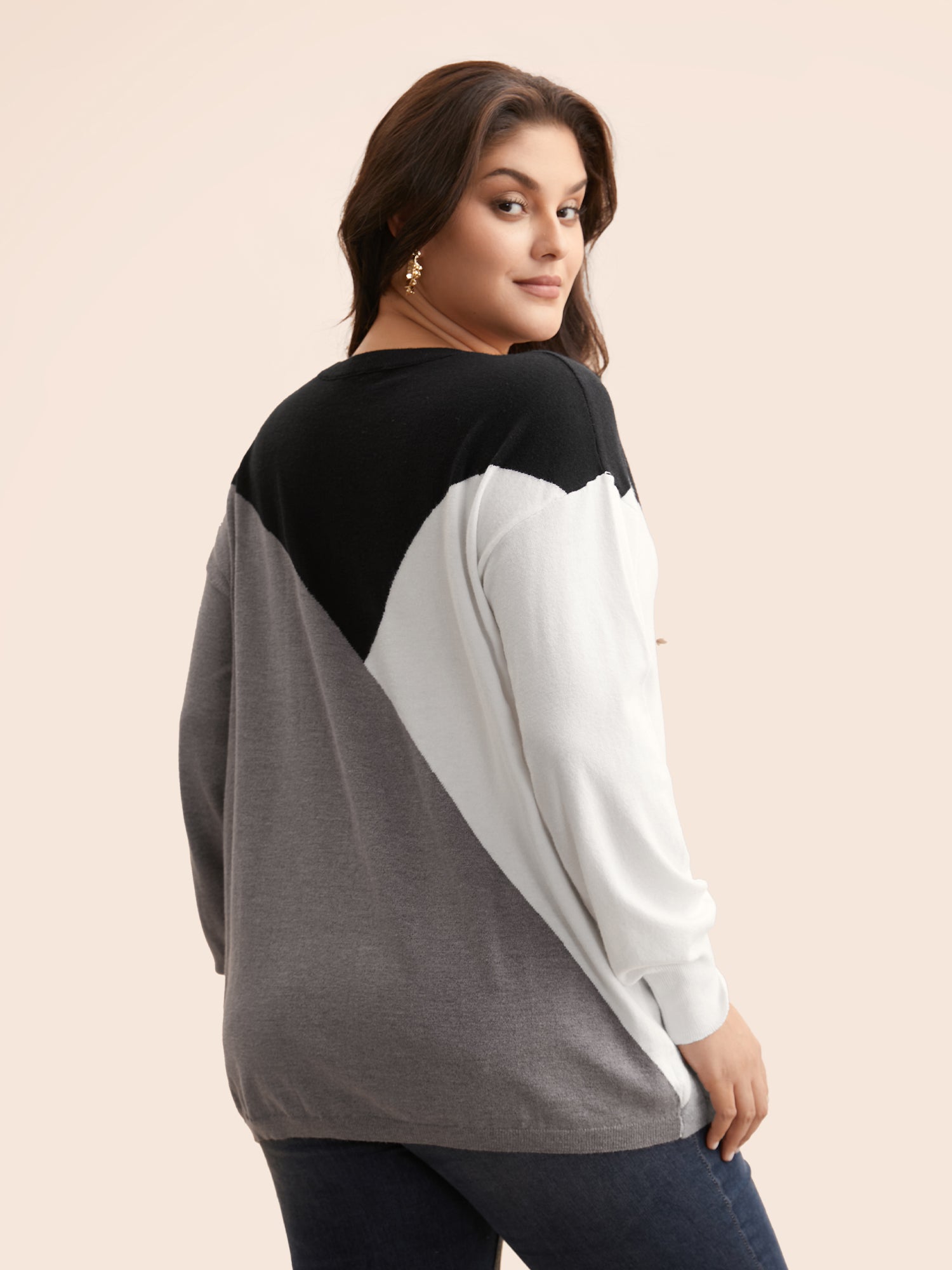 Supersoft Essentials Colorblock Contrast Pullover