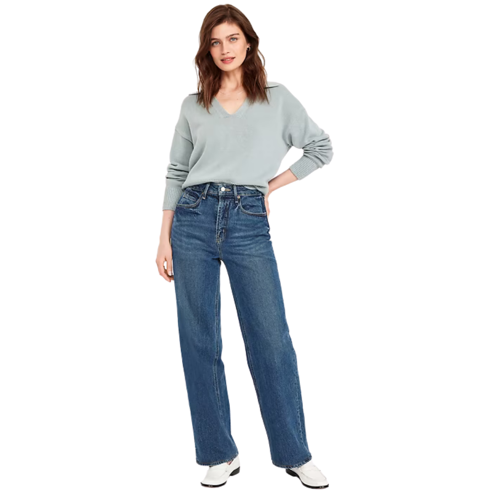 Extra High Rise Wide Leg Jeans